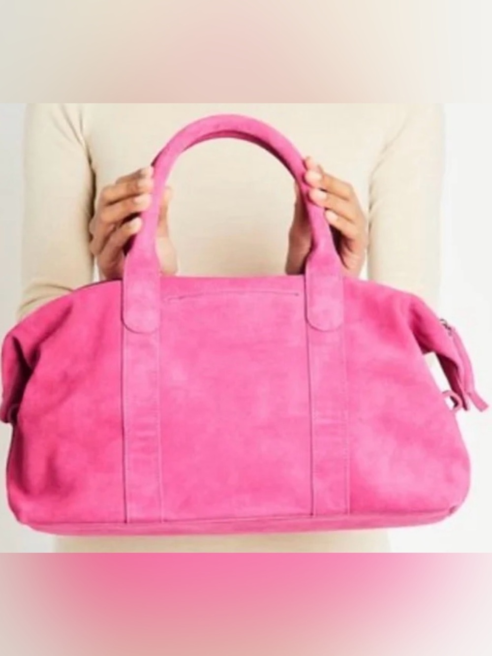 M.I.L.A. Hot Pink Ria Duffle Bag